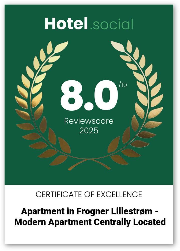 Jeci Apartment In Frogner Lillestrom - Modern And Central 外观 照片